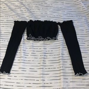 Long Sleeve Crop Top